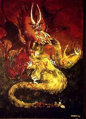 Dragon slays griffoslurp