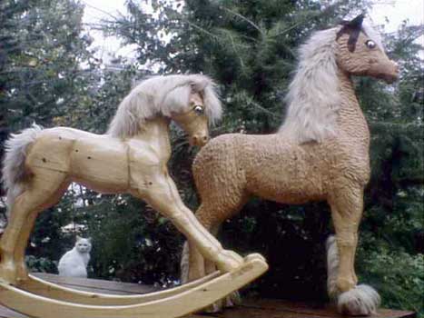 Horse and foal